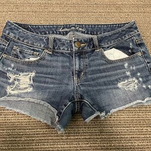 American Eagle size 8 blue Jean shorts